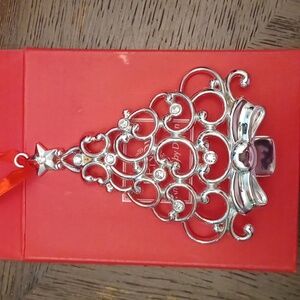 Lenox Silverplate Christmas Tree Ornament